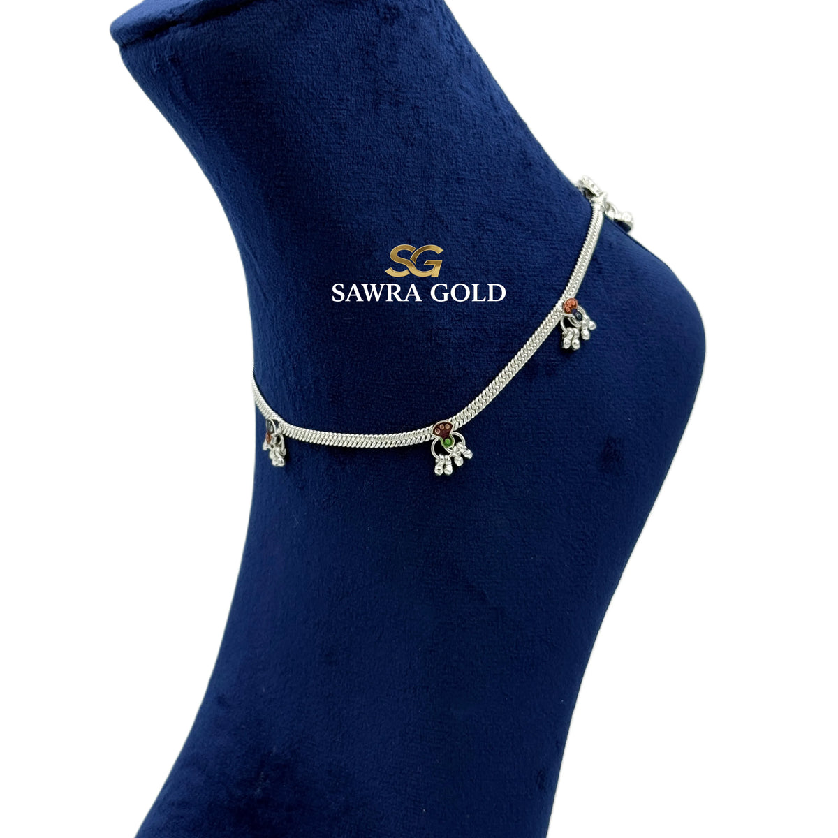 Sawra Silver Anklet S026