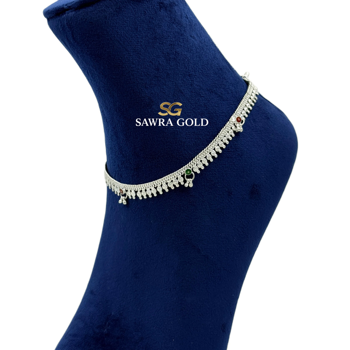 Sawra Silver Anklet S040