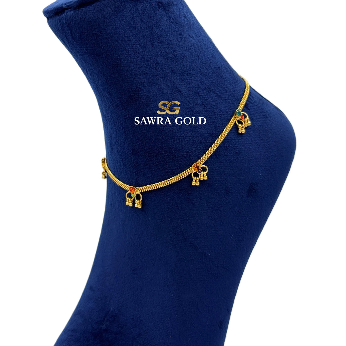 Sawra Golden Anklet G024