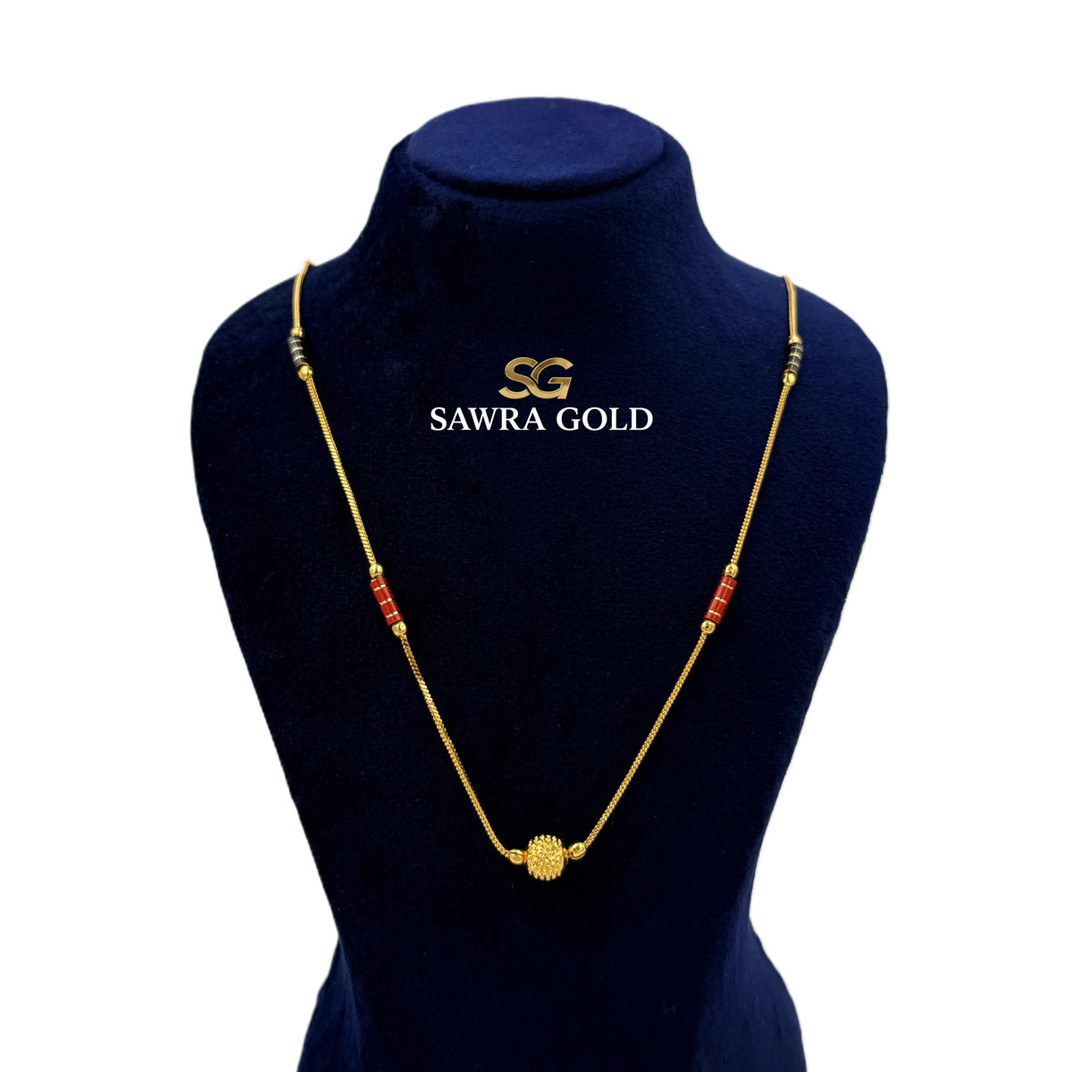Sawra Gold Chain 114-Moti