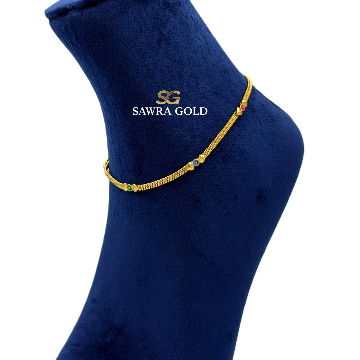 Sawra Golden Anklet G022
