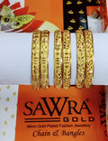 Sawra Gold Bangles 1353 (DZ)