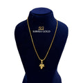 Sawra Gold Locket Chain 2615
