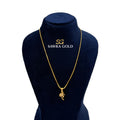 Sawra Gold Locket Chain 2650
