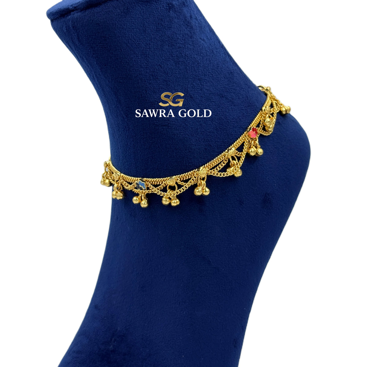 Sawra Golden Anklet G056