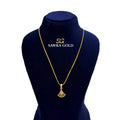 Sawra Gold Locket Chain 1894