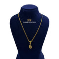 Sawra Gold Locket Chain 1900