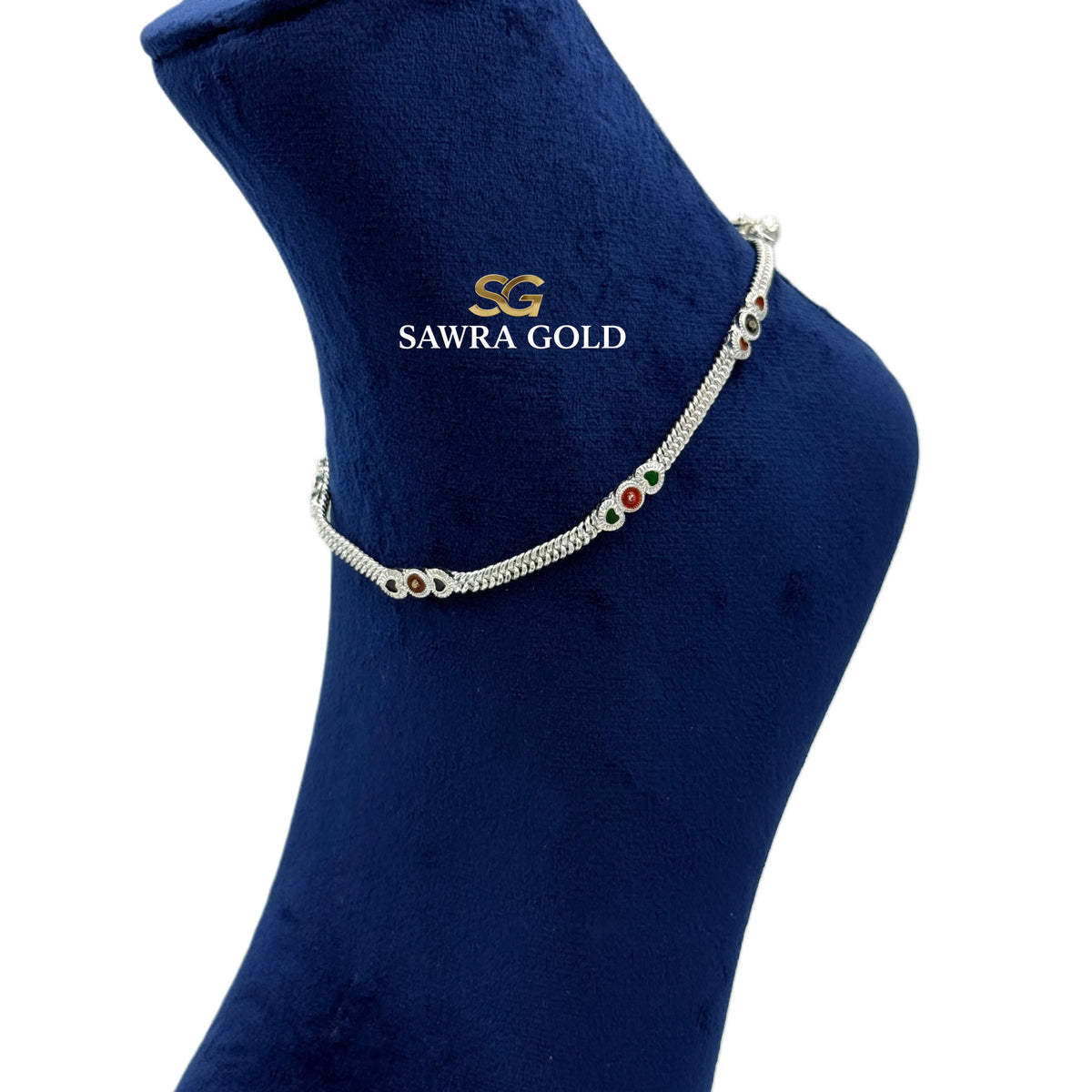 Sawra Silver Anklet S132