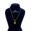 Sawra Gold Locket Chain 2643