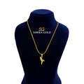 Sawra Gold Locket Chain 2722