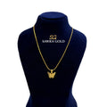 Sawra Gold Locket Chain 2724