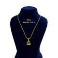 Sawra Gold Locket Chain 2728