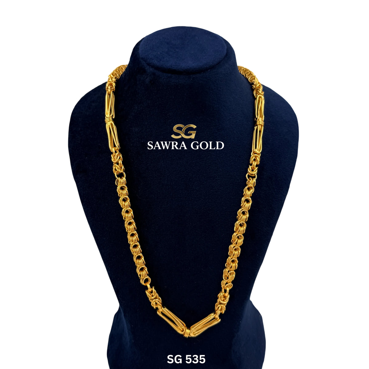 Sawra Gold Hollow Chain SG 535