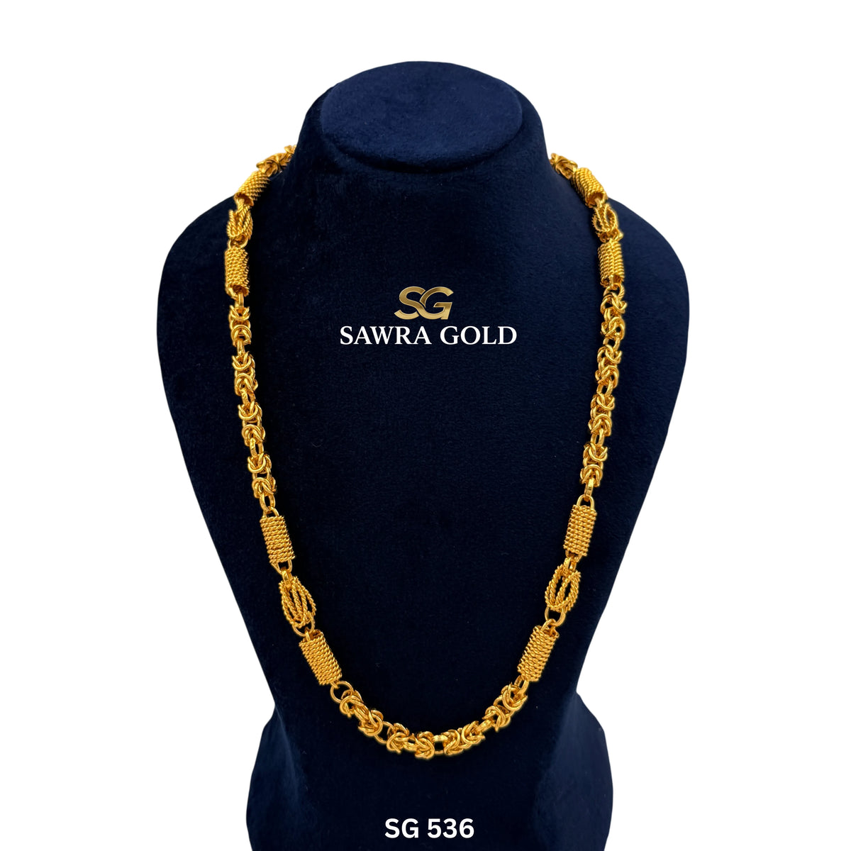 Sawra Gold Hollow Chain SG 536