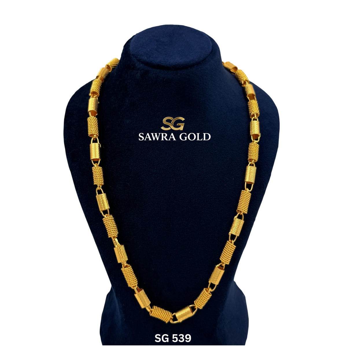 Sawra Gold Hollow Chain SG 539