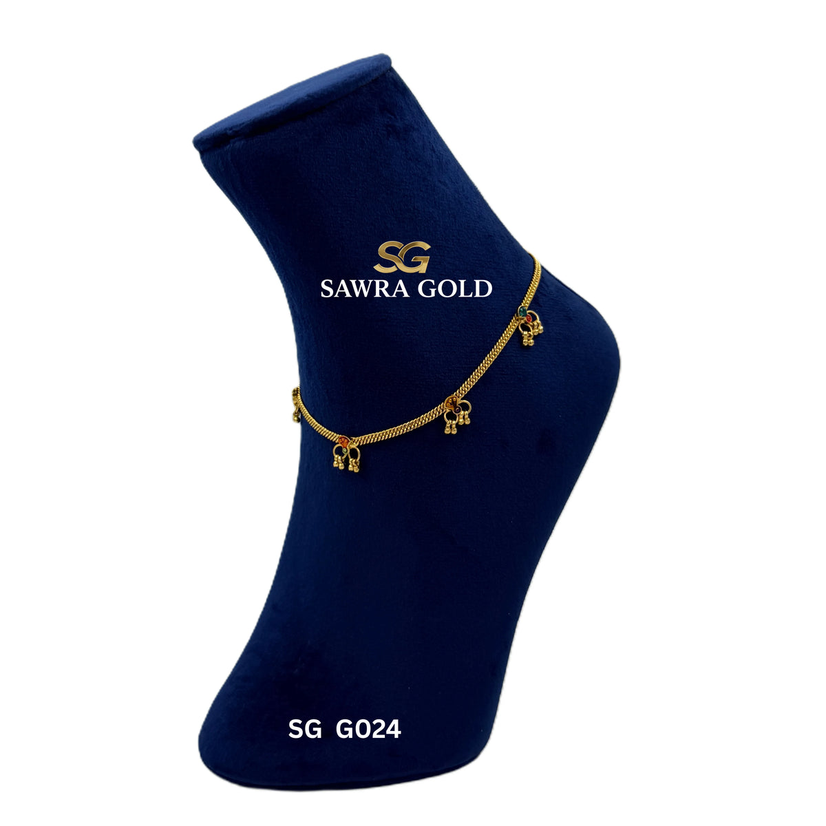 Sawra Golden Anklet G024