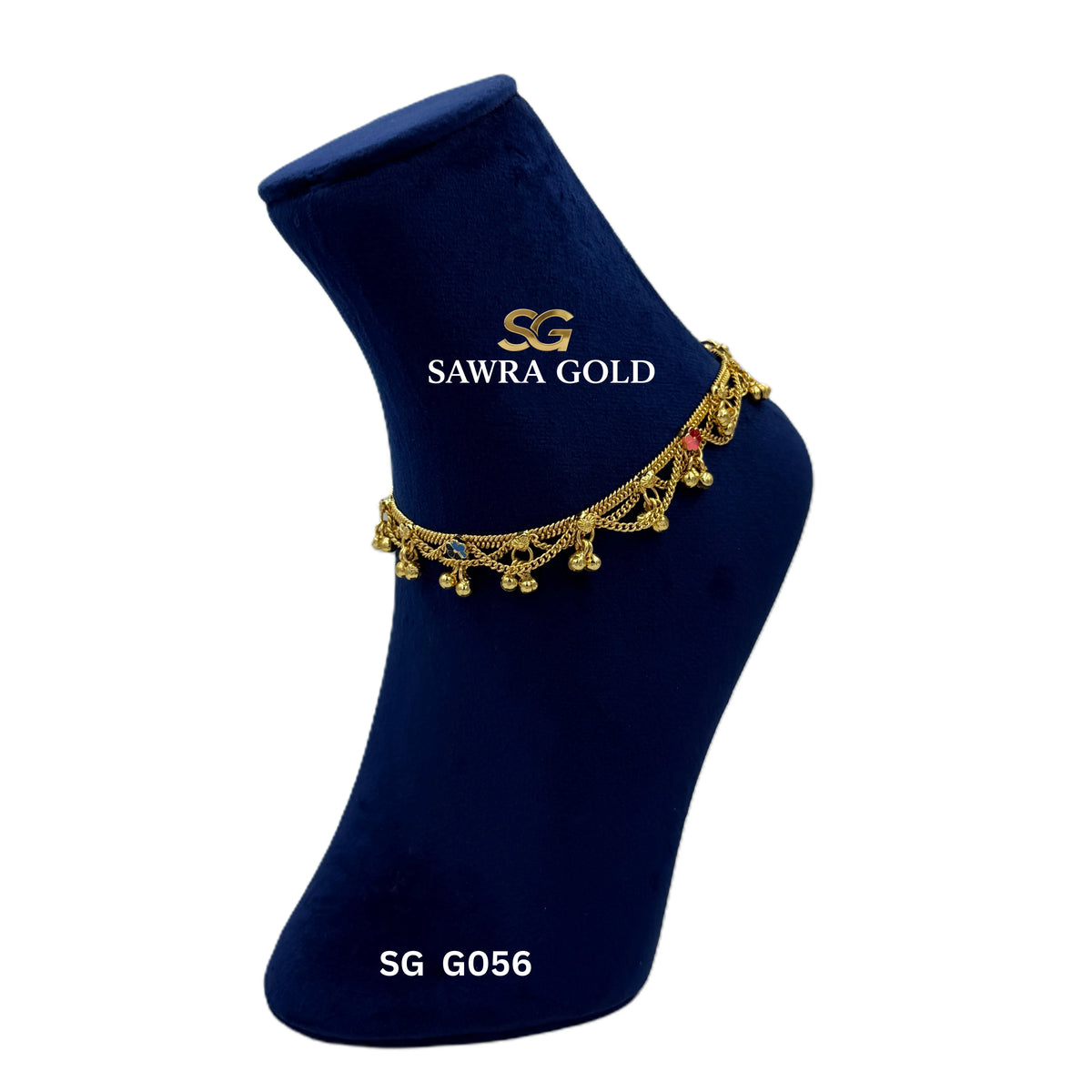 Sawra Golden Anklet G056