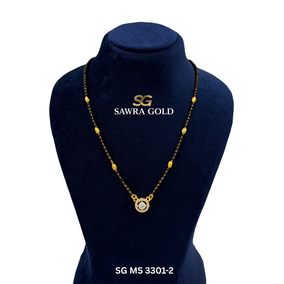 Sawra Gold Mangalsutra MS 3301-2