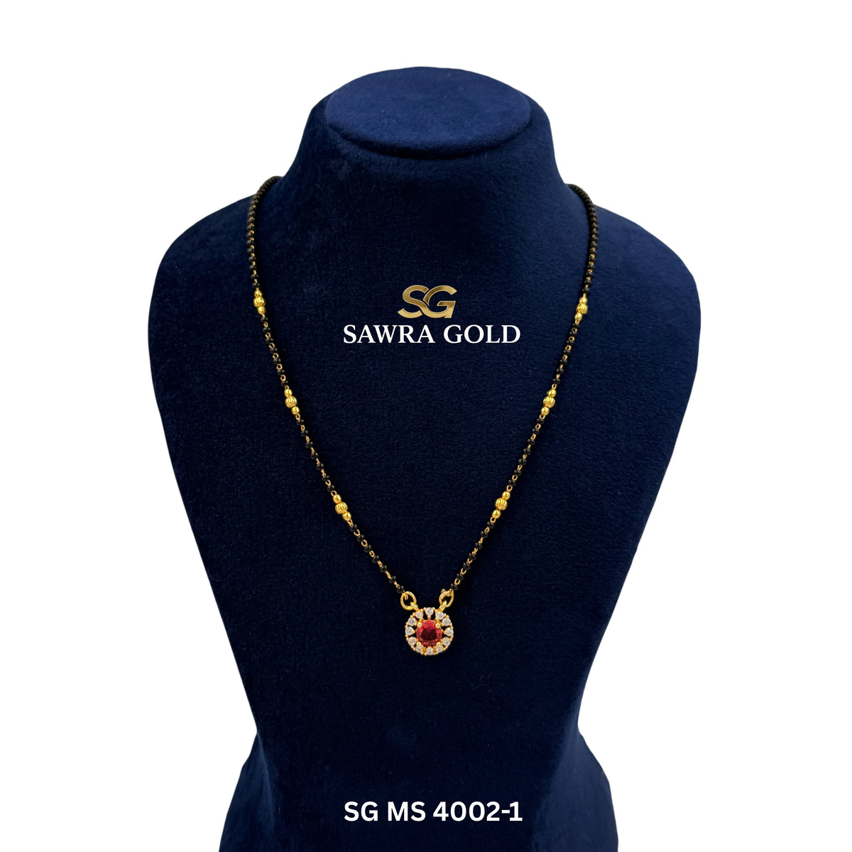 Sawra Gold Mangalsutra MS 4002-1