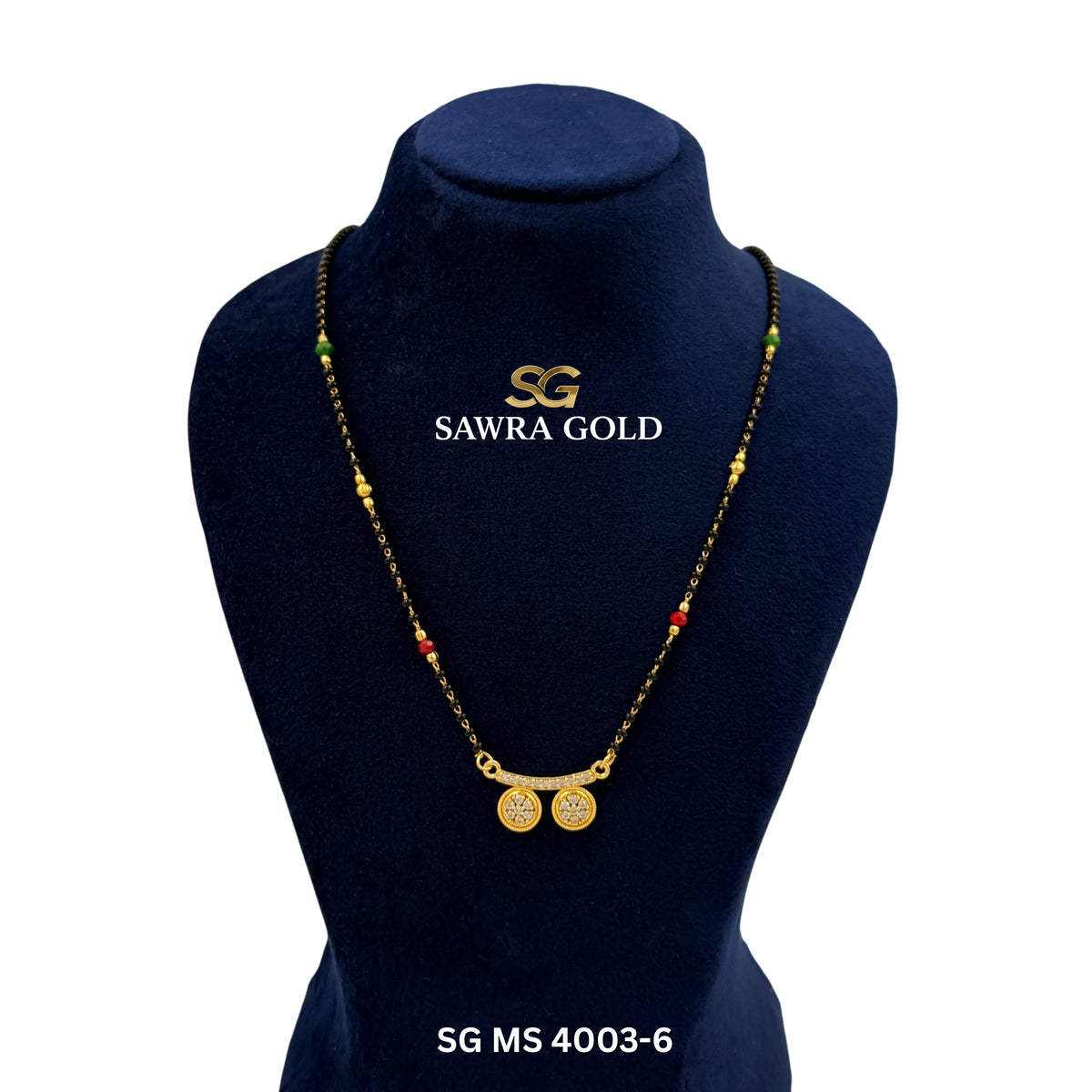 Sawra Gold Mangalsutra MS 4003-6