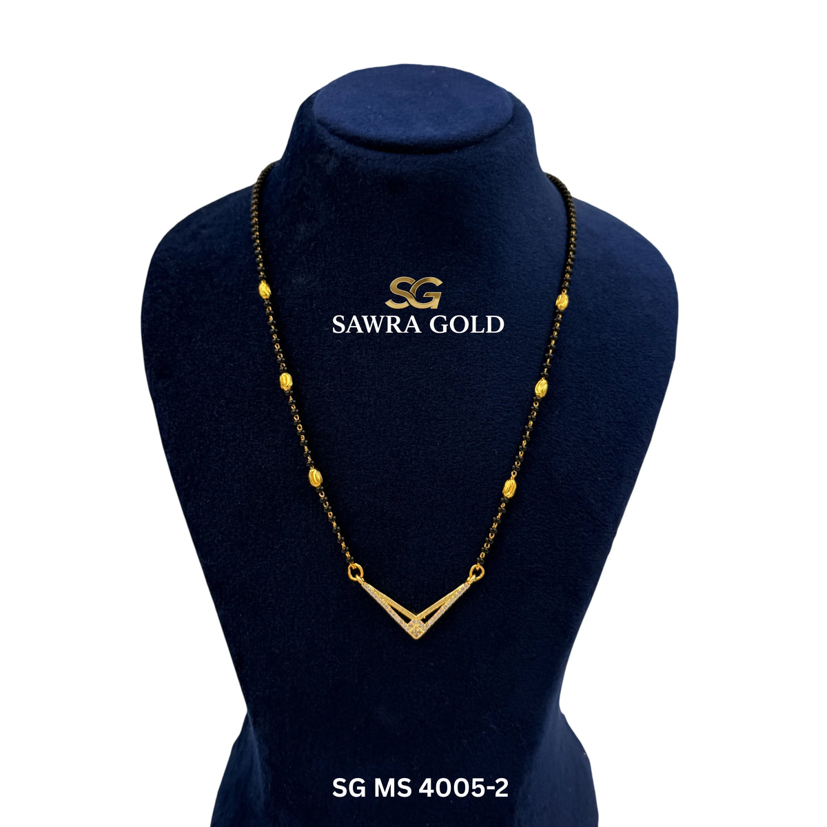 Sawra Gold Mangalsutra MS 4005-2