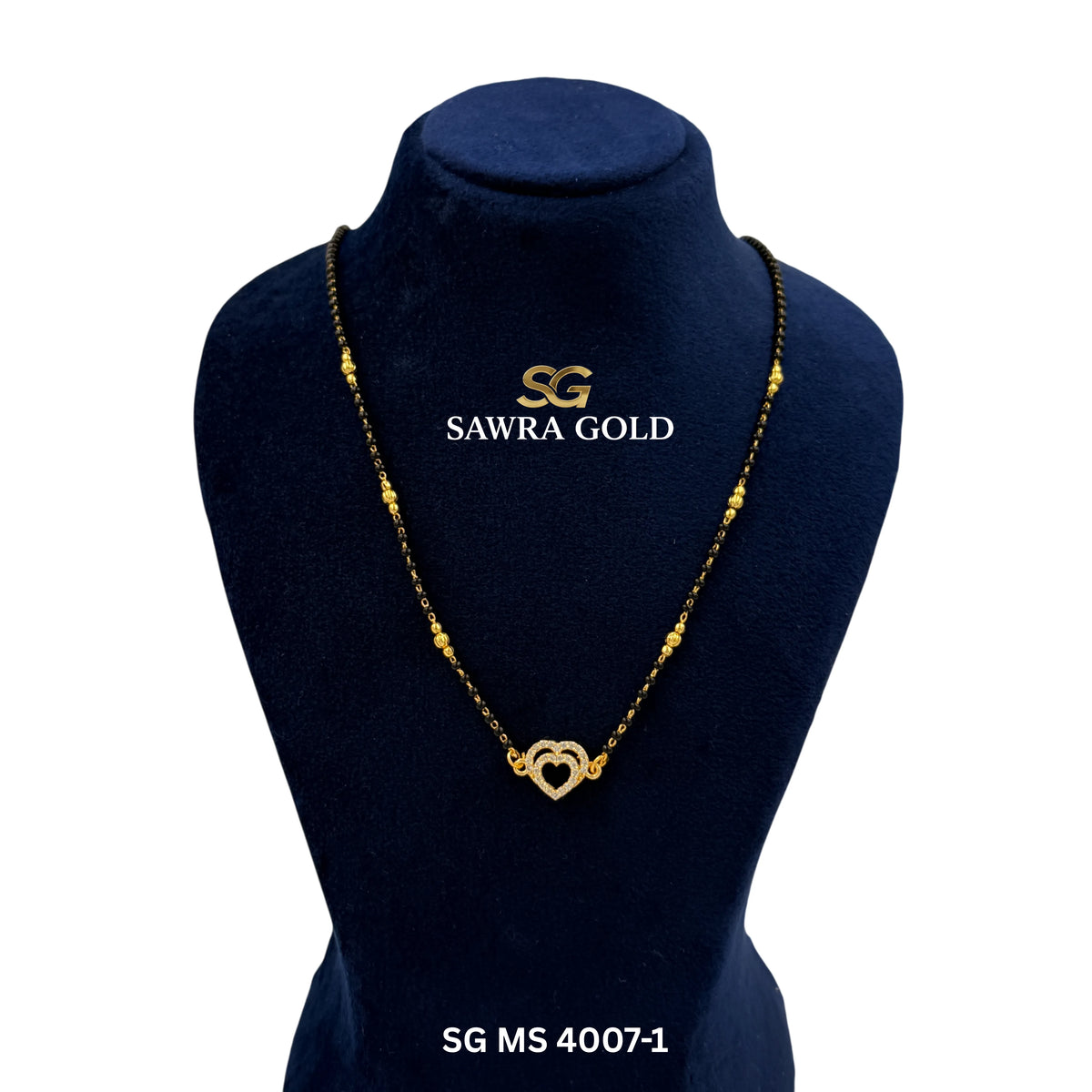 Sawra Gold Mangalsutra MS 4007-1