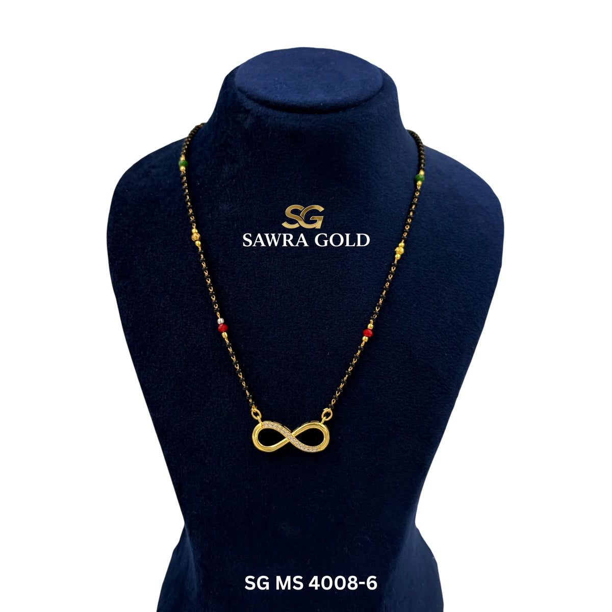 Sawra Gold Mangalsutra MS 4008-6