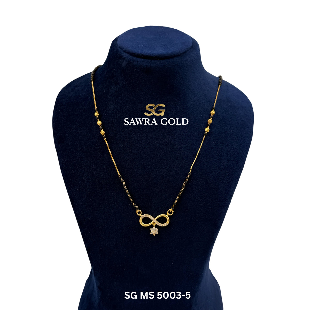 Sawra Gold Mangalsutra MS 5003-5