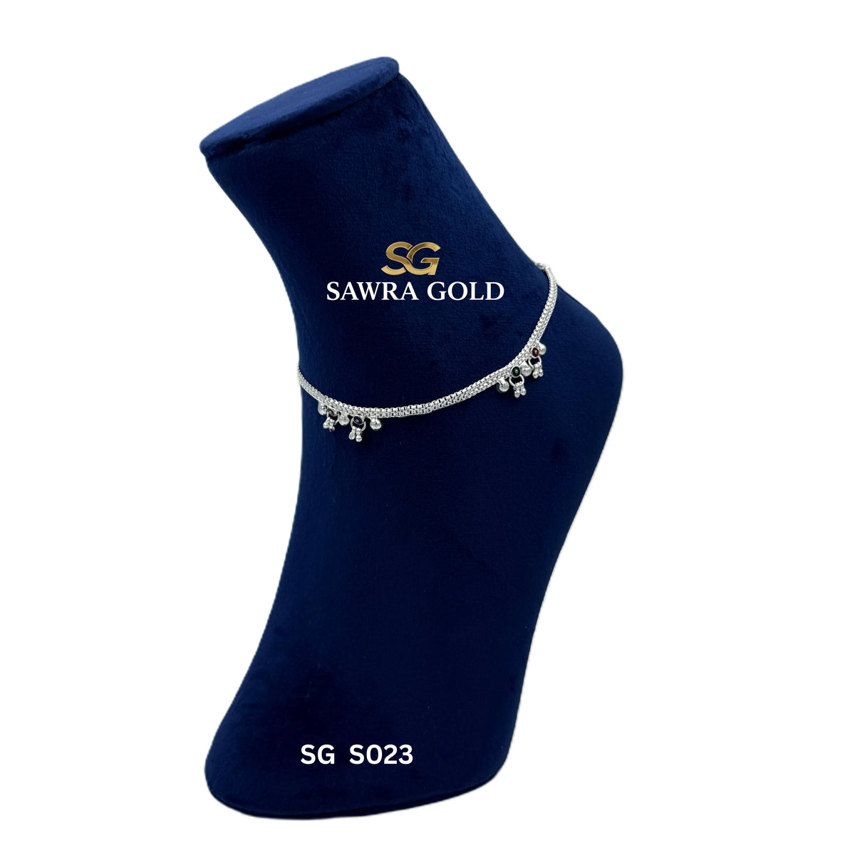 Sawra Silver Anklet S023
