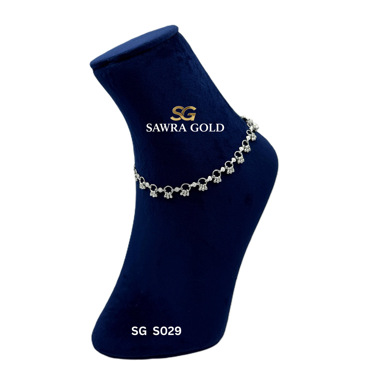 Sawra Silver Anklet S029