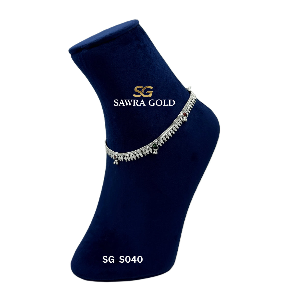 Sawra Silver Anklet S040