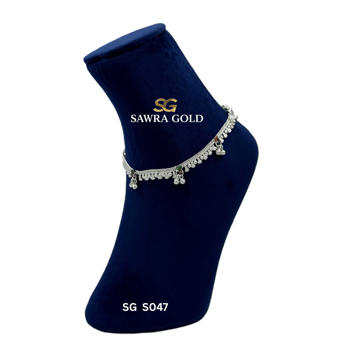 Sawra Silver Anklet S047