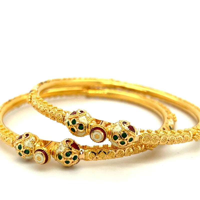 Sawra Gold Bangles 001 (DZ)
